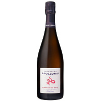 Вино игристое Розовое Брют Michel Loriot Apollonis Composition Rose Brut Champagne 2022 0,75 л фото