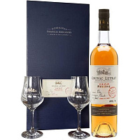 Коньяк Leyrat VSOP Reserve Fins Bois with 2 glasses in gift box 0,7 л фото