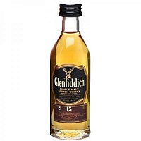 Виски Glenfiddich 15 Years Old Single Malt Speyside 0,05 л фото