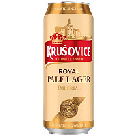 Пиво Светлое Krusovice Royal Pale Lager Imperial in can 0,5 л фото