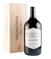 Вино Красное Сухое Tenuta Argentiera Bolgheri Superiore in wooden box 2021 3 л фото