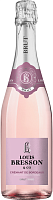 Вино игристое Розовое Сухое Louis Bresson & Co Brut Rose Cremant de Bordeaux 2023 0,75 л фото
