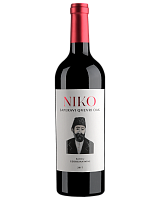 Вино Красное Сухое Niko Saperavi Qvevri Oak 2017 0,75 л фото