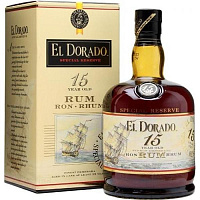 Ром El Dorado 15 Years Old in gift box 0,7 л фото