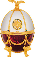 Водка Imperial Collection Faberge Egg Pearl-Ruby in velvet box 0,7 л фото