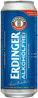 Пиво безалкогольное Erdinger Weissbier Alkoholfrei in can 0,5 0,5 л фото