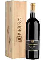 Вино Красное Сухое Pinone Brunello di Montalcino Riserva in wooden box 2016 1,5 л фото