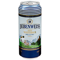Пиво Светлое Liebenweiss Hefe-Weissbier in can 0,5 л фото