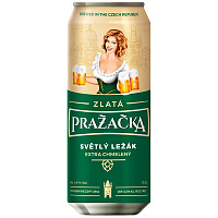 Пиво Светлое Prazacka Zlata in can 0,5 л фото