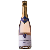 Вино игристое Розовое Брют Raoul Clerget Cremant de Bourgogne Brut Rose 2019 0,75 л фото