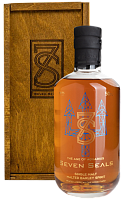 Виски Seven Seals Zodiac The Age of Aquarius Peated Single Malt in wooden box 0,5 л фото