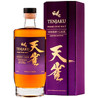 Виски Tenjaku Pure Malt Sherry Cask Limited Edition in gift box 0,7 л фото