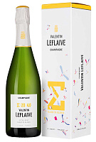 Вино игристое Белое Экстра Брют Valentin Leflaive Sigma Blanc de Blancs Extra Brut Champagne in gift box 2020 0,75 л фото