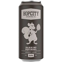 Пиво Светлое Hop City Barking Squirrel Amber Lager in can 0,473 л фото