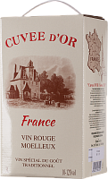 Вино Красное Полусладкое Olymp Cuvee d’Or Rouge Moelleux 3 л фото