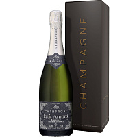 Вино игристое Белое Брют Louis Armand Premier Cru Blanc de Blancs Brut Champagne in gift box 2022 0,75 л фото