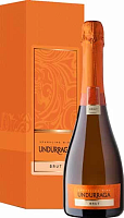 Вино игристое Белое Брют Undurraga Brut in gift box 0,75 л фото