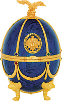 Водка Imperial Collection Faberge Egg Sapphire in velvet box 0,7 л фото