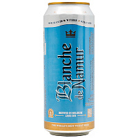 Пиво Светлое Blanche de Namur in can 0,5 л фото