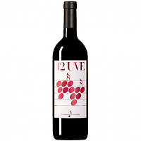 Вино Красное Сухое 12 UVE Maremma Rosso Toscana 2018 0,75 л фото