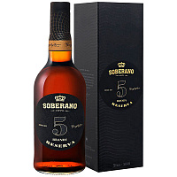 Бренди Soberano Reserva 5 in gift box 0,7 л фото