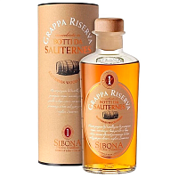 Граппа Sibona Riserva Sauternes Wood Finish in tube 0,5 л фото