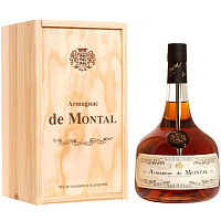 Арманьяк De Montal Bas-Armagnac in wooden box 1952 0,7 л фото