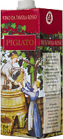 Вино Красное Сухое Pigiato Rosso Sec Pet-Pak 2022 1 л фото