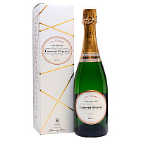 Вино игристое Белое Брют Laurent-Perrier La Cuvee Brut Champagne in gift box 0,75 л фото