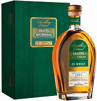 Граппа Bepi Tosolini Ex-Whisky Barrique in wooden box 2001 0,7 л фото