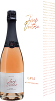 Вино игристое Josep Ventosa Cava Brut Rose in gift box 0,75 л фото