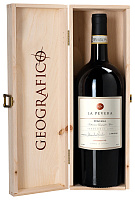 Вино Красное Сухое Geografico La Pevera Toscana in gift box 2020 1,5 л фото