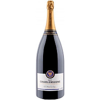 Вино игристое Белое Брют Guy Charlemagne Le Mesnil sur Oger Grand Cru Blanc de Blancs Brut Reserve Champagne 3 л фото