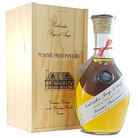 Кальвадос Christian Drouin Pays d'Auge Pomme Prisonniere in wooden box 1 л фото