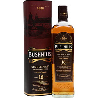 Виски Bushmills 16 Years Old Single Malt in tube 0,7 л фото