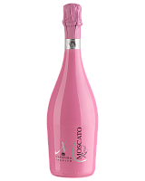 Вино игристое Розовое Полусладкое Cavatina Moscato Spumante Rose in rose bottle 0,75 л фото