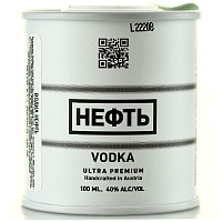 Водка Neft Special Edition № 6 (white) 0,1 л фото