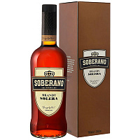 Бренди Soberano in gift box 0,7 л фото