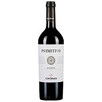 Вино Красное Сухое Contrade Primitivo Salento 2021 0,75 л фото