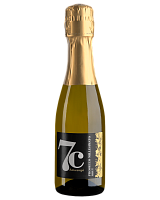 Вино игристое Белое Брют 7С Prosecco Millesimato Brut 0,2 л фото