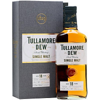 Виски Tullamore Dew 18 Years Old Single Malt in gift box 0,7 л фото