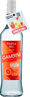 Ликер Gambini Triple Sec with neckhanger chat bot 0,7 л фото