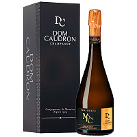 Вино игристое Белое Экстра Брют Dom Caudron Sublimite MPC Extra Brut Champagne in gift box 2016 0,75 л фото