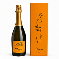 Вино игристое Белое Брют Terre Del Doge Prosecco Brut in gift box 2025 0,75 л фото