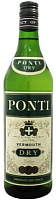 Вермут Белое Ponti Dry 1 л фото