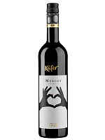 Вино Красное Сухое Kafer Merlot 0,75 л фото