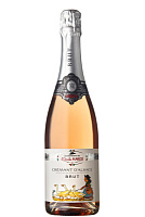 Вино игристое Розовое Брют Le Cremant de L'Oncle Hansi Cremant d'Alsace Rose 2022 0,75 л фото