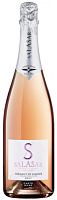 Вино игристое Розовое Брют Salasar Carte Rose Cremant de Limoux 0,75 л фото