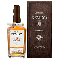 Виски Kemlya Russian Oak Single Malt Single Cask in wooden box 0,7 л фото