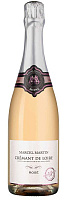 Вино игристое Розовое Брют Marcel Martin Cremant de Loire Rose Brut 2023 0,75 л фото
